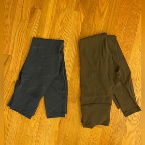 Lululemon Leggings, both size 4